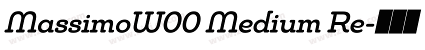 MassimoW00 Medium Re字体转换